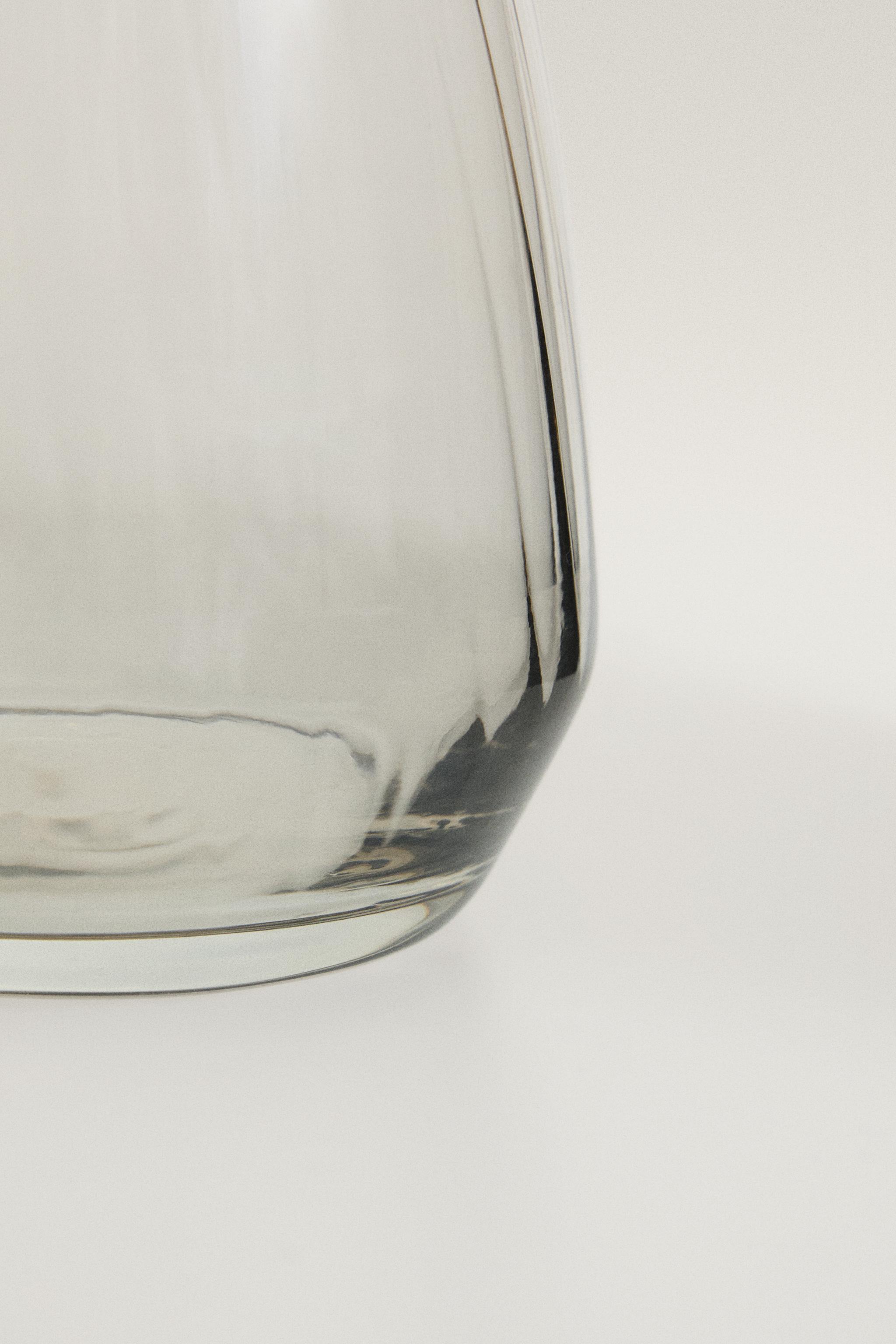 COLOURED GLASS TUMBLER